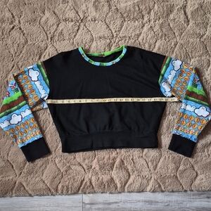 Handmade Cropped Mario Sweater